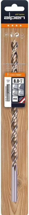 Produktbild Alpen Holzspiralbohrer Timber Twist PLT 250 mm ø 5.0 mm (5 Millimeter)