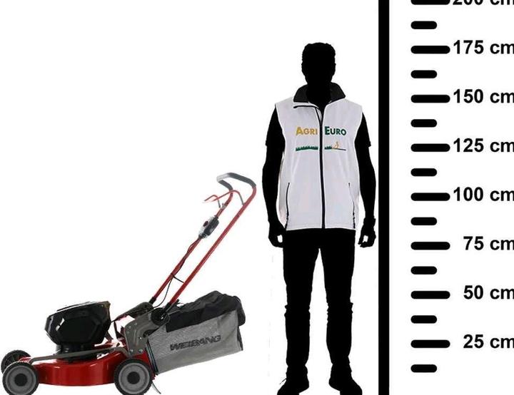 Actual product image Weibang WB452HE AkkuRasenmäher (Rechargeable battery operated)