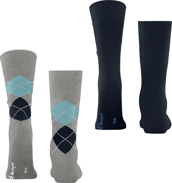 Actual product image Burlington Everyday Argyle Mix (x2) (pack of 2, 40 - 46)