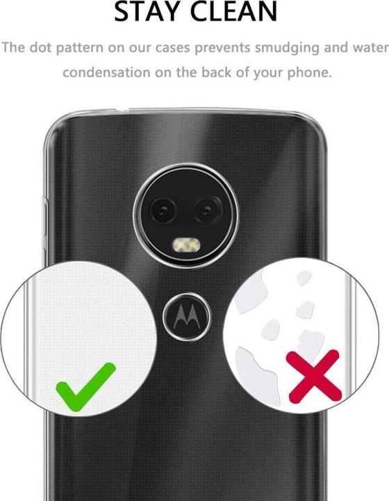 Actual product image Screenguard Motorola Moto G7 Plus Flexible TPU Clear Case (Motorola Moto G7 Plus)