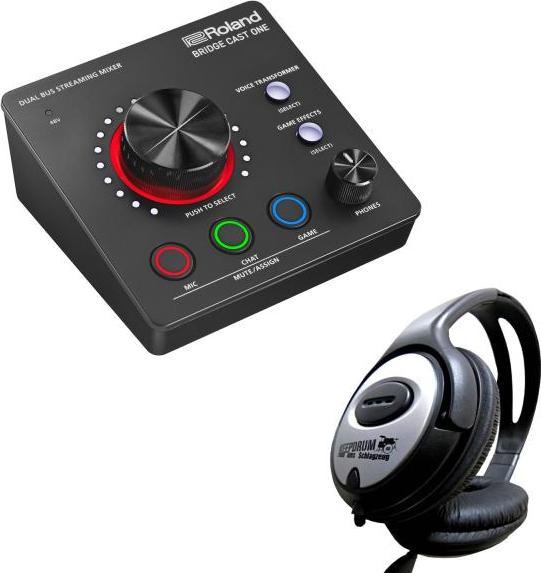 Roland Bridge Cast One streaming mixer with headphones (USB)