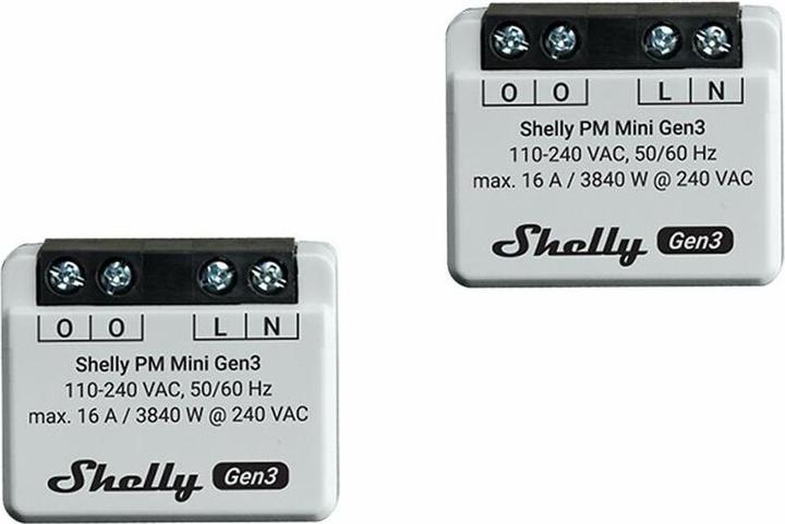 Shelly PM Mini Gen3 x2 (Schaltaktor)