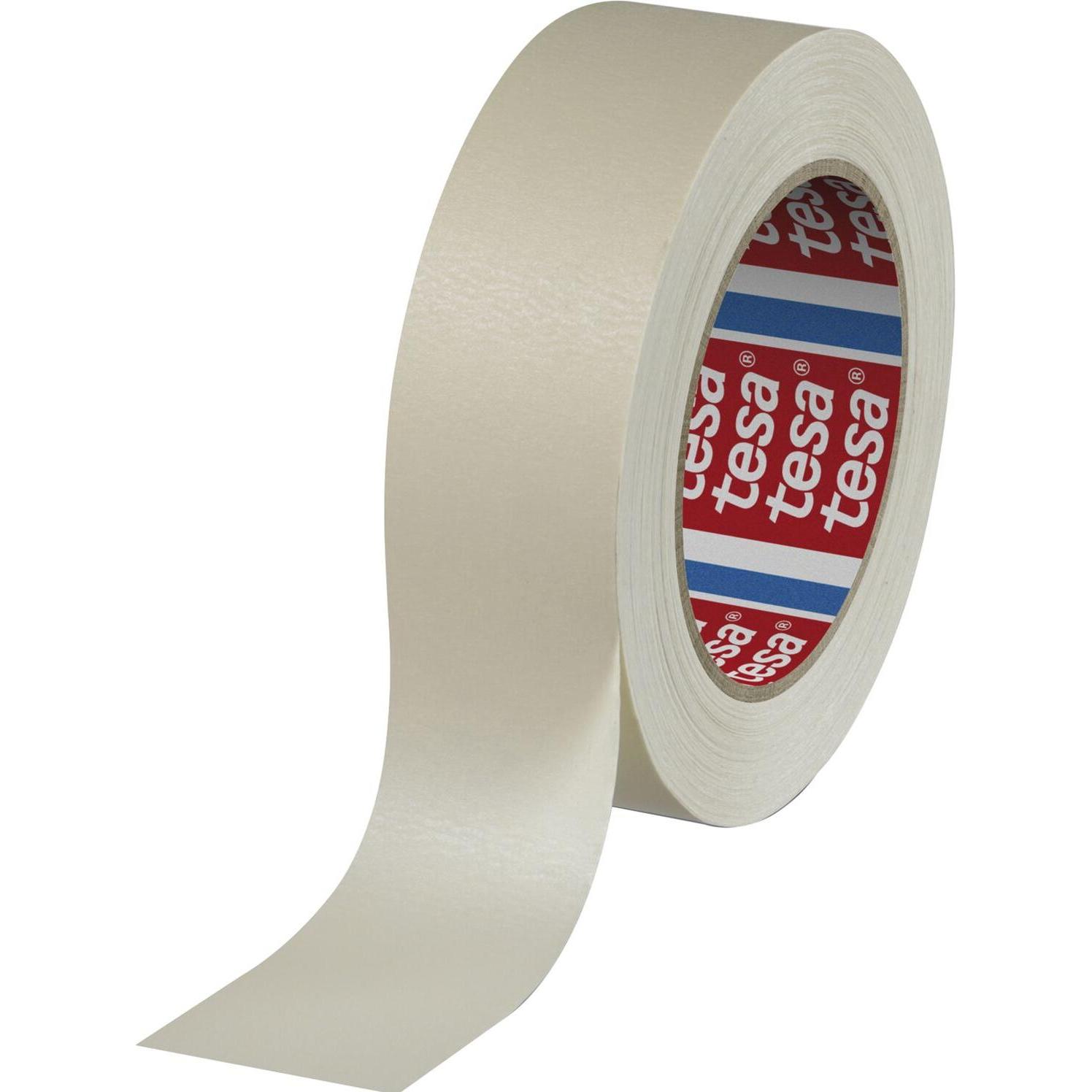 tesa, Klebeband, Flachkreppklebeband 4316 beige, 38mm x 50 Meter, bis 100 °C (38 mm)