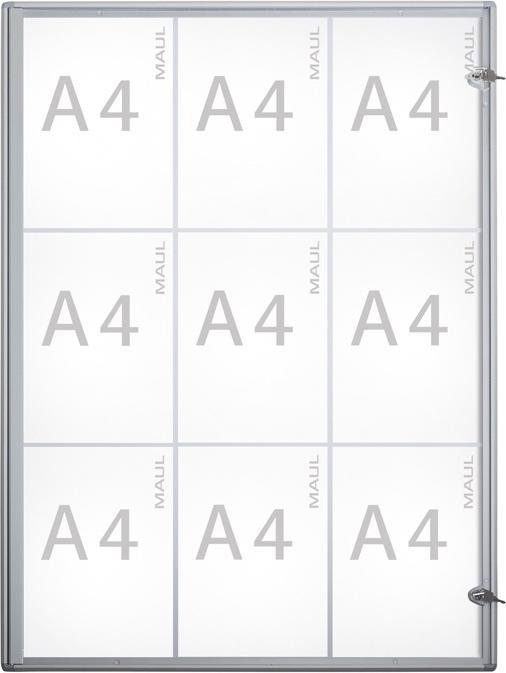 Actual product image Maul Showcase, outer depth 27 mm (Blackboard, 71.10 x 96.30 cm)