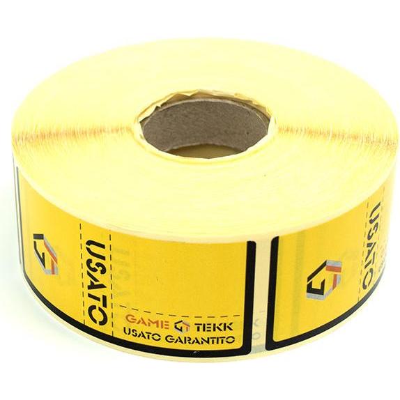 Altri, Sticker, Rotolo Etichette GameTekk "Usato" (1000pz)