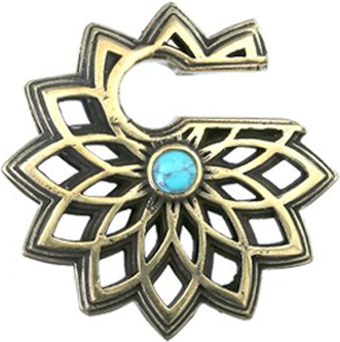Immagine prodotto Star Piercing Asta per labretina microfilettata in oro bianco 14k (senza ottone, Ottone, Oro 14k, Mnerale)
