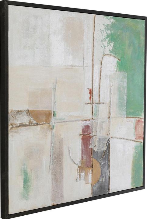 Produktbild Kare Design Gerahmtes Bild Dust Grün 120x120cm (120 x 120 cm)