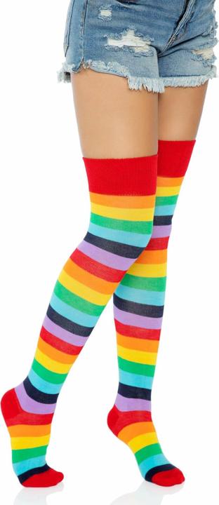 Actual product image Leg Avenue Rainbow stockings (One size)