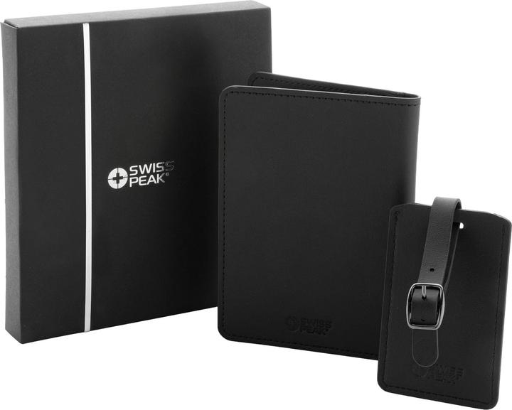 Produktbild Swiss Peak Reiseset Recyceltes Polyurethan (Reisepasshülle)