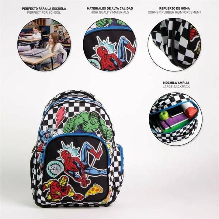 Produktbild Schulrucksack The Avengers Schwarz