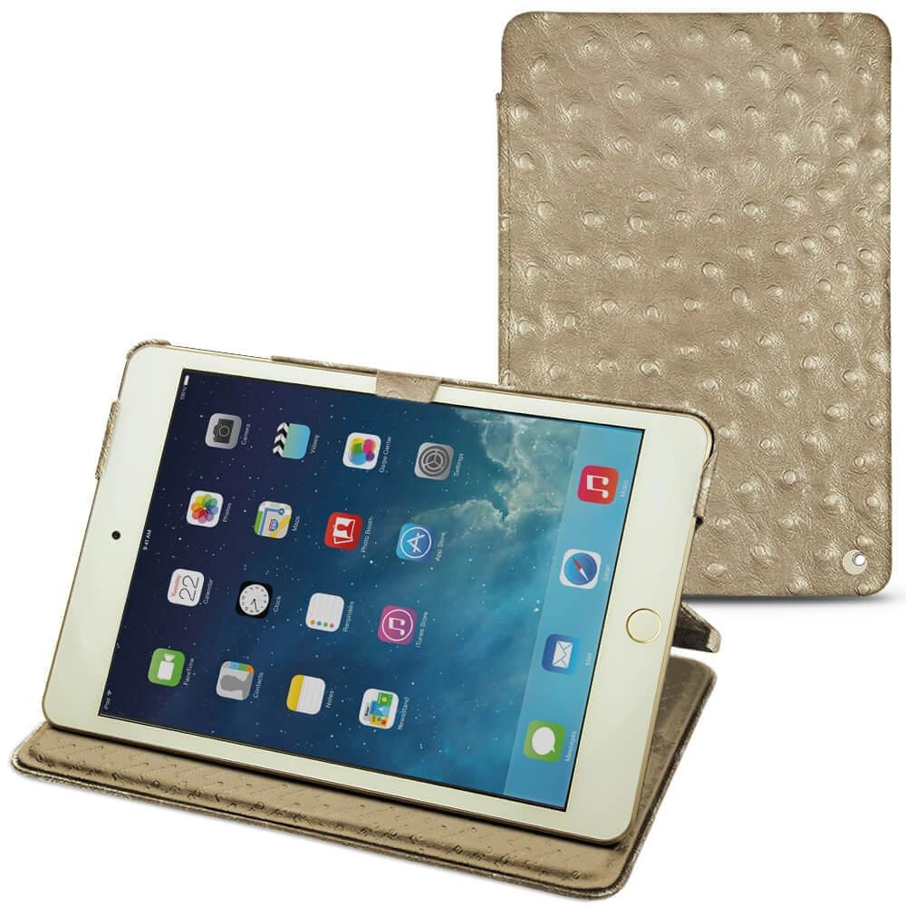 Noreve Lederschutzhülle horizontal (iPad Mini 5), Tablet Hülle, Beige