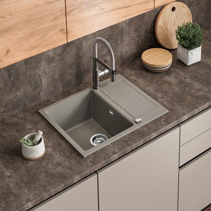 Produktbild Bergström Rom (Einbauspüle mit Abtropffläche, 62 cm, 50 cm)