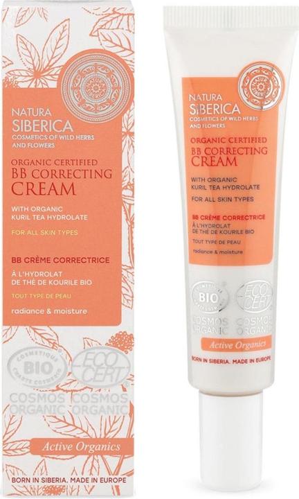 Actual product image Natura Siberica Organic certified Bb correction cream for all skin types, 30 ml 8970E