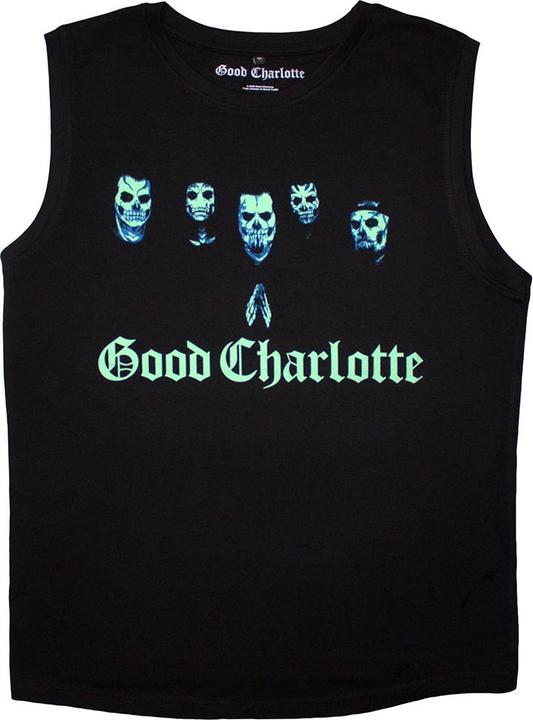 Actual product image Good Charlotte Unisex Adult Generation RX Skull Face Tank Top (XL)