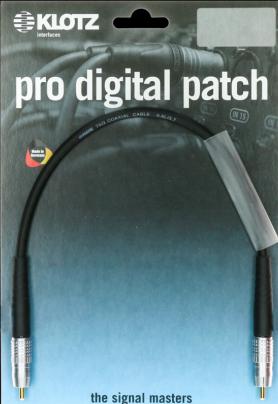 Actual product image Klotz D7-SPDIF-00.3