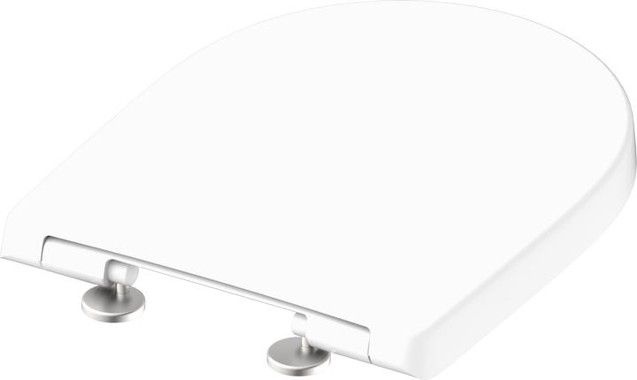 Produktbild Schütte WC Sitz Duroplast WC-Sitz WHITE D-Form PRO 7 Geberit Icon 82814 Weiss