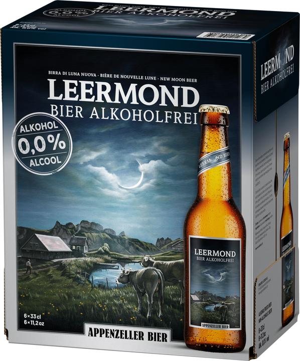 Actual product image Appenzeller Bier Leermond 0.0% non-alcoholic 6 x 0.33 l (6 x 33 cl)