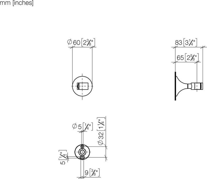 Actual product image Dornbracht Support de douche VAIA, 28050809-42, 28050809-42