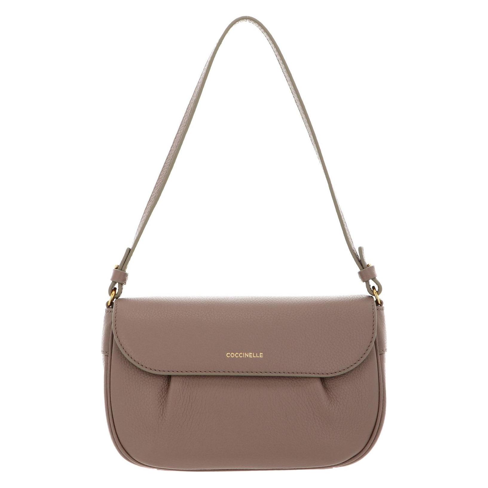 Coccinelle, Damen, Handtasche, Buff Mini Bag Grained Leather, Braun