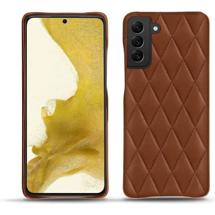 Noreve Lederschutzhülle (Samsung Galaxy S22+), Smartphone Hülle, Braun