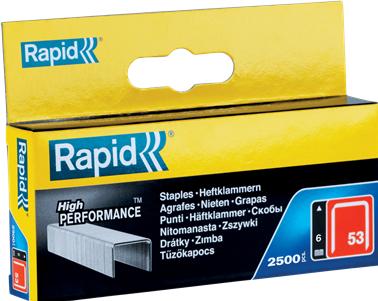 Image du produit Rapid Type 53 Pince à fil fin 6 mm (2500 feuilles)