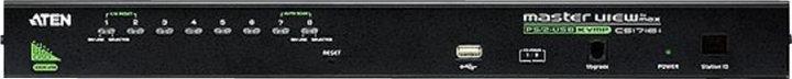 Produktbild Aten CS1708A, 8-Port KVM Switch 2x PS2/ USB, VGA, daisychain