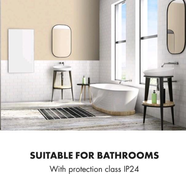 Immagine prodotto Klarstein Wonderwall Smart Infrarood Verwarming elettrico - 60 X 100 Cm - 600W - Ir Comfortheat - (600 W)