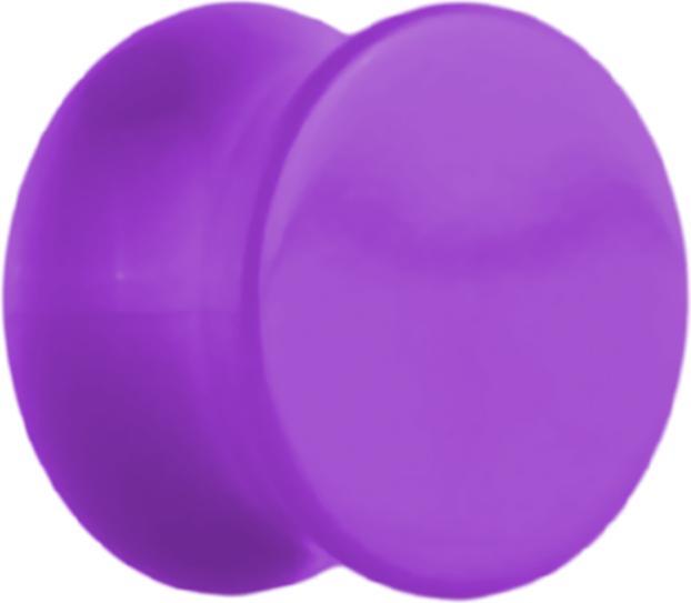 Produktbild Star Piercing Flared Plug violett (Kunststoff, ohne Messing)