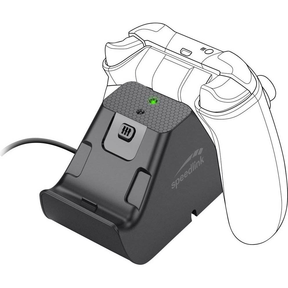 Speedlink Jazz USB (Xbox One S, Xbox Series S, Xbox Series X, Xbox One X), Gaming Controller Zubehör, Schwarz