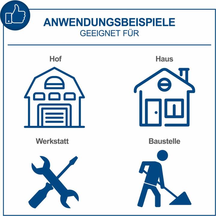 Actual product image Scheppach Wire rope hoist