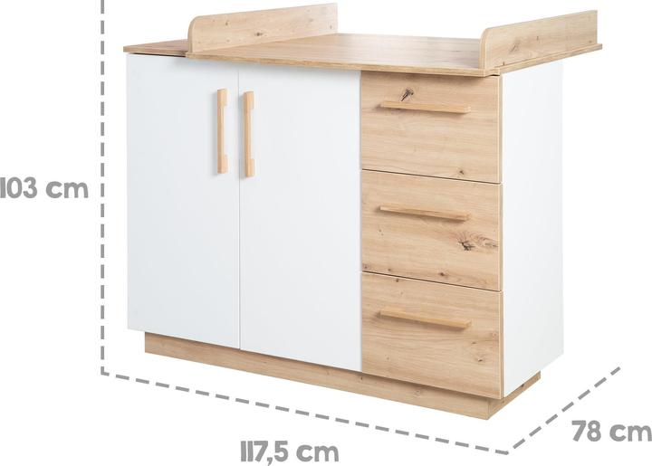 Actual product image Roba Changing unit wide Lion