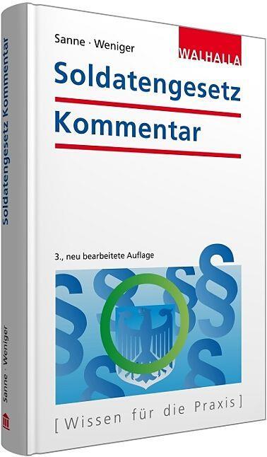 Actual product image Soldiers Act Commentary (German)