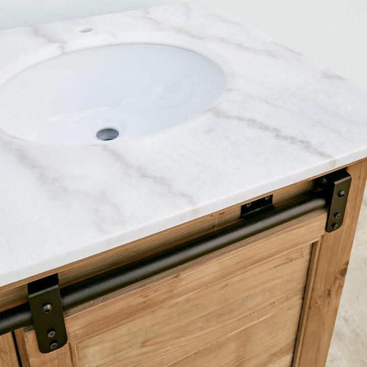 Actual product image Loberon Doppelwaschtisch Montcourt braun