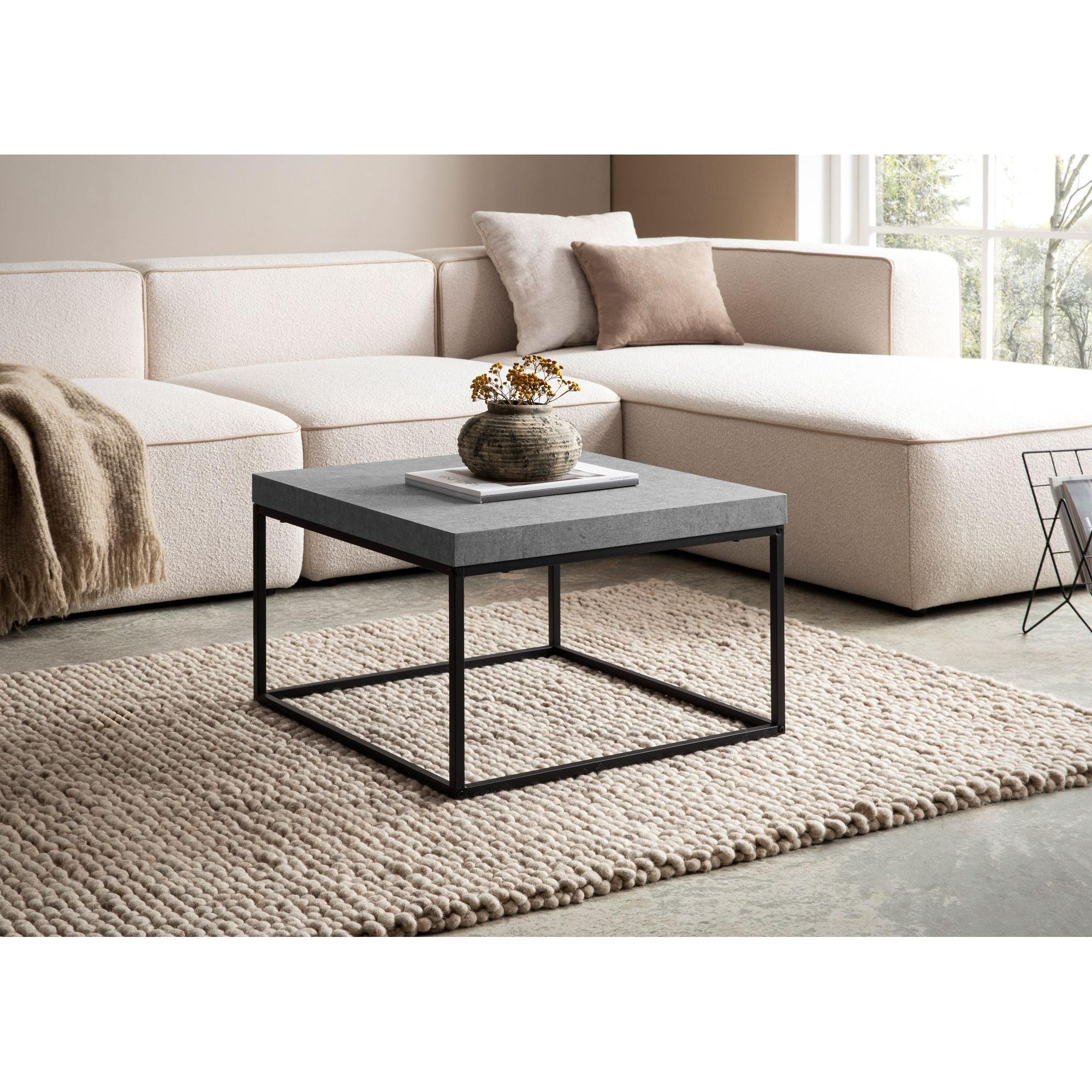 Thumbnail - FineBuy, Couchtisch + Beistelltisch, Couchtisch Sofatisch 60 cm Wohnzimmertisch Klein Kaffeetisch Modern (60 x 60 x 38 c...