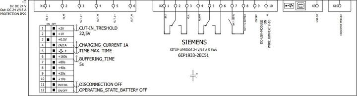 Actual product image Siemens SITOP industrial UPS system (5000 VA, 5000 W)