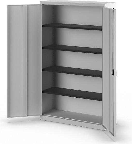 Produktbild Mauser Stahlschrank mit Flügeltüren (120 x 42 x 195 cm)