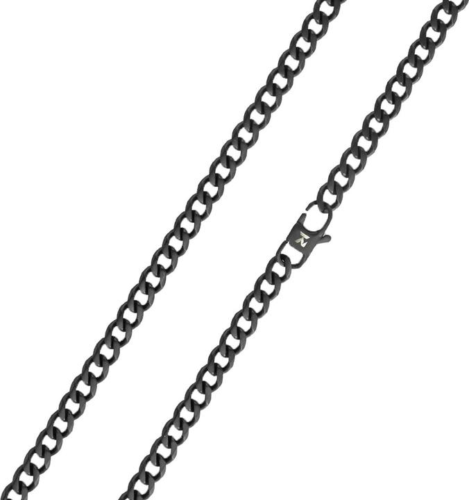 Produktbild K12 - Black Cuban Chain - 6 mm (Chirurgenstahl 316L)