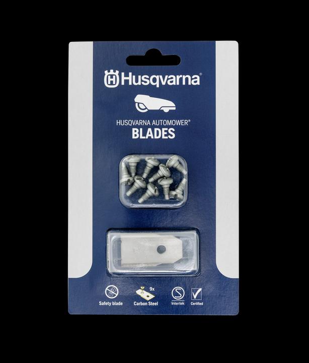 Image du produit Husqvarna Jeu de lames 9 pièces (Tondeuse automatique, Lawn mower blades + replacement blades garden machinery)