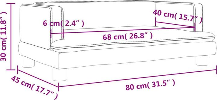 Produktbild vidaXL Shawn (Kindersofa)