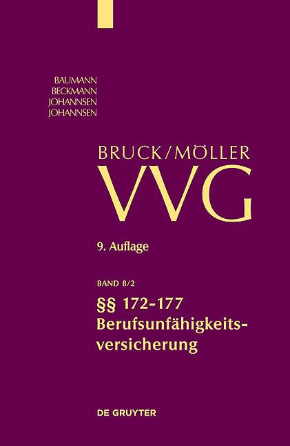 Produktbild §§ 172-177 (Berufsunfähigkeitsversicherung) (Deutsch, Frank Baumann, 2019)