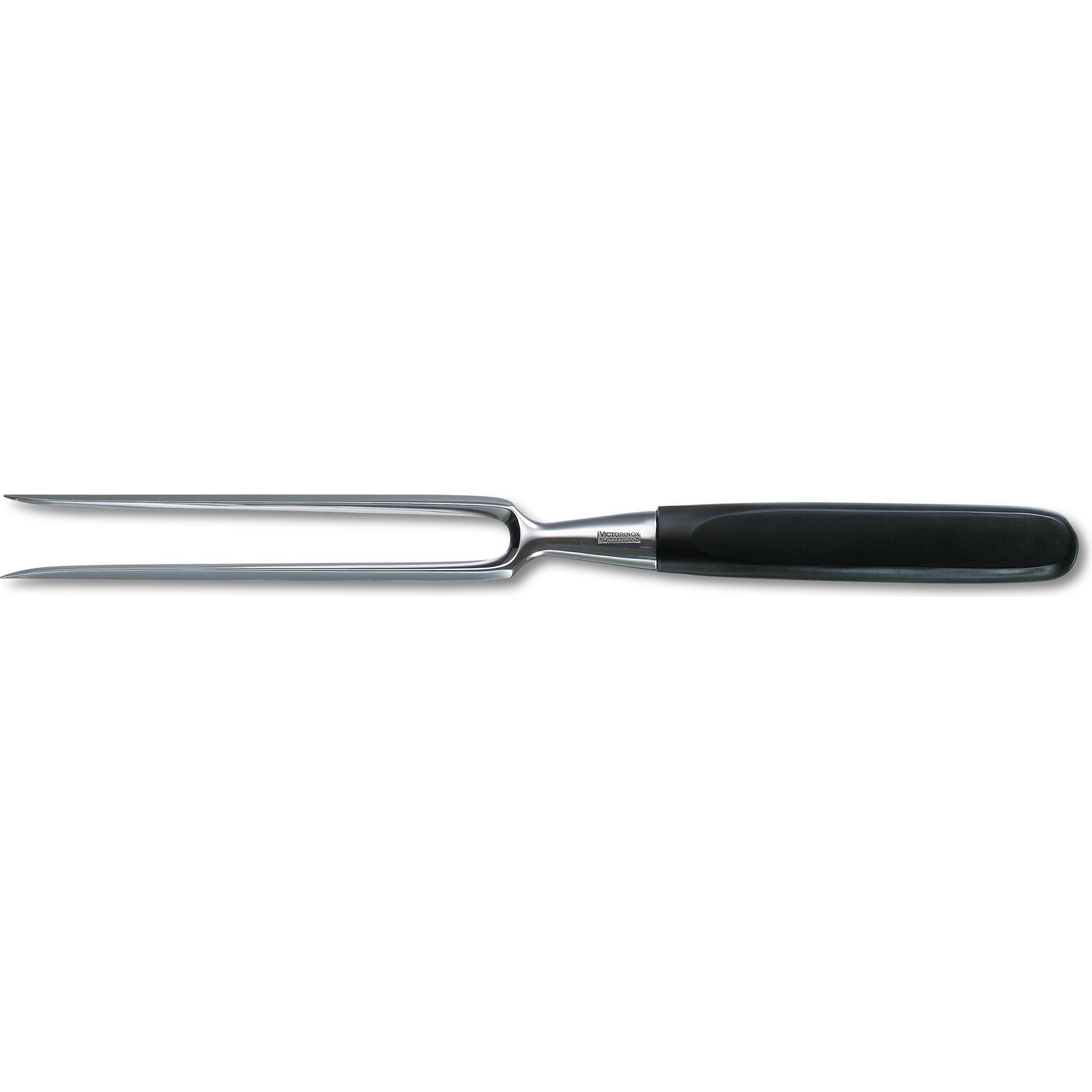 Victorinox Tranchiergabel, Küchenmesser, Schwarz, Silber