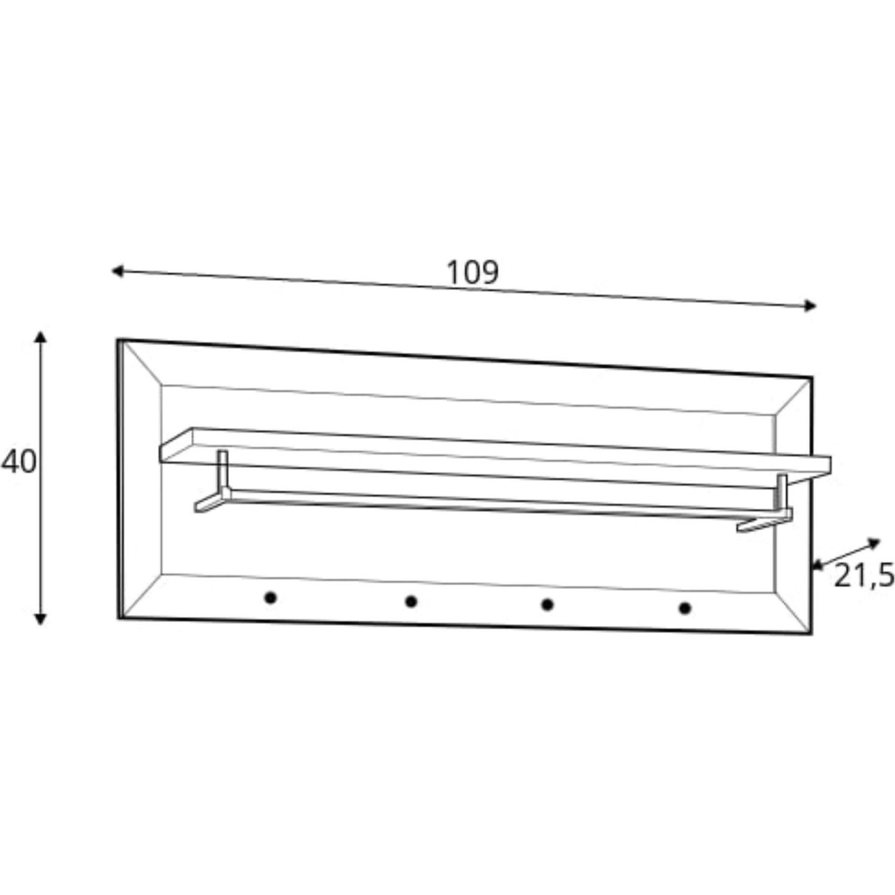 Thumbnail - Konsimo, Garderobe + Kleiderhaken, Lemas