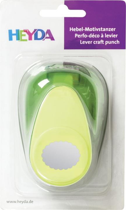 Produktbild Heyda Motivstanzer XXL "Oval geriffelt", Farbe: grn