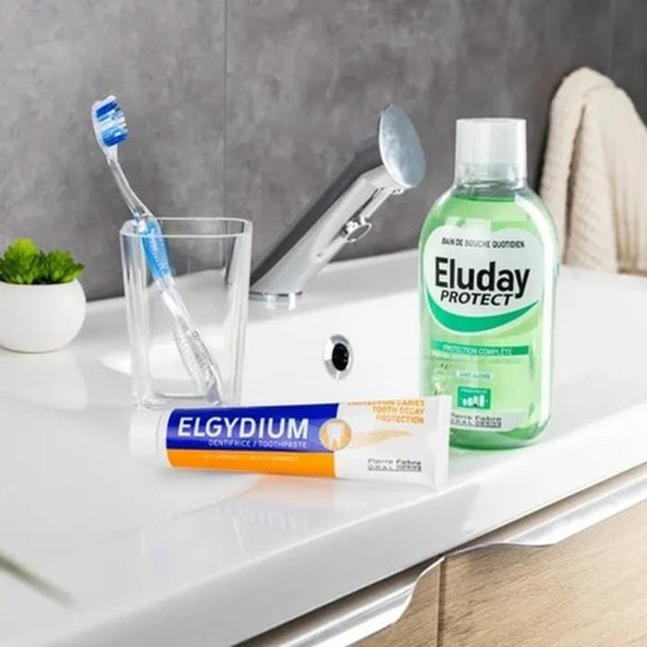 Immagine prodotto Eluday Mundspüllösung Protect Flasche 500 ml (500 ml, Collutorio)