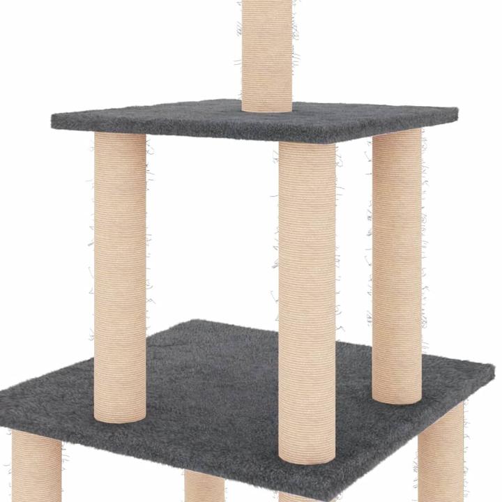 Actual product image vidaXL Kratzbaum (111 cm, Dark grey)