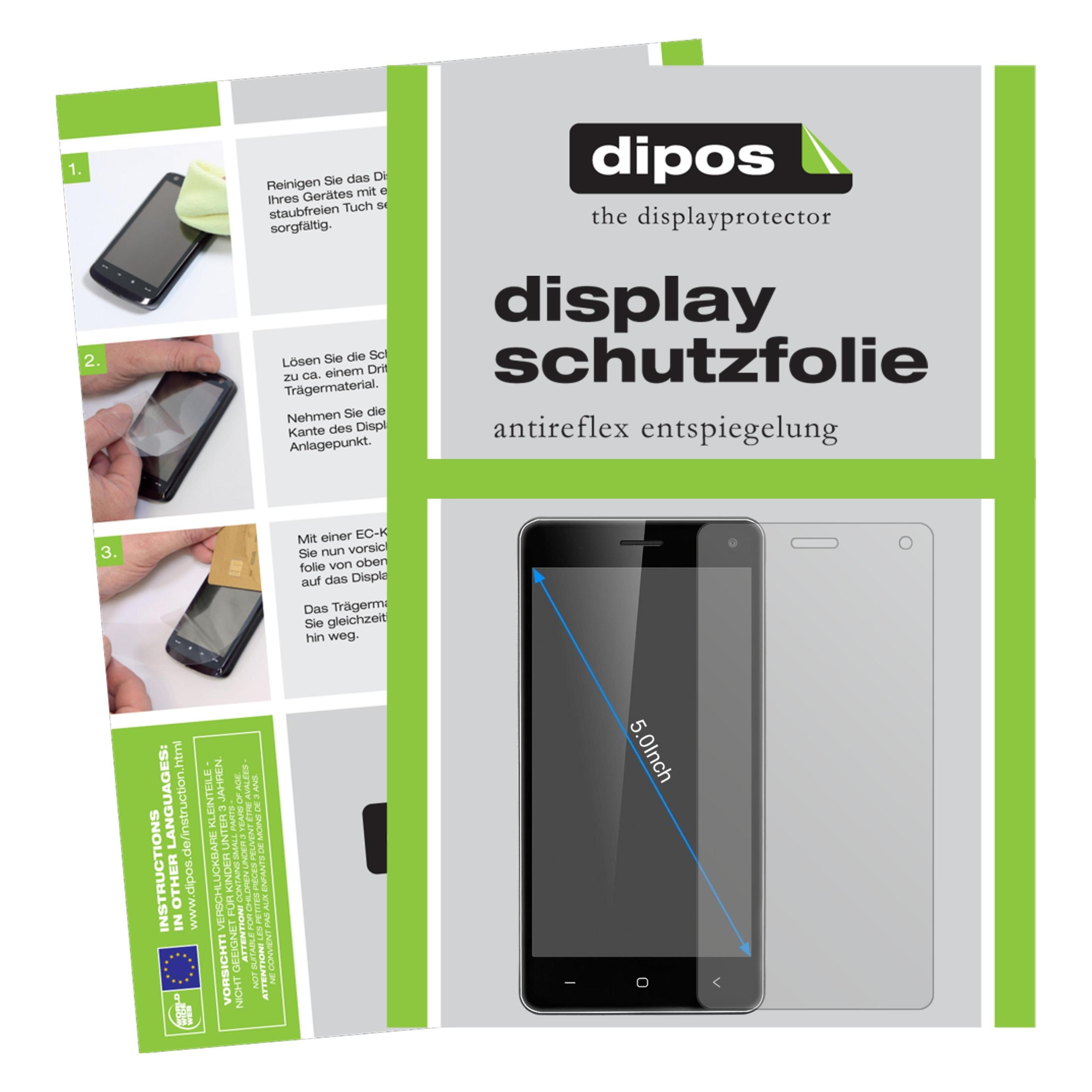 Dipos 6X Pellicola Protettiva Antiriflesso Opaca Per VKWORLD T5, Anti-impronte, Resistente Ai Graffi, Made In Germany (Taglio Laser)