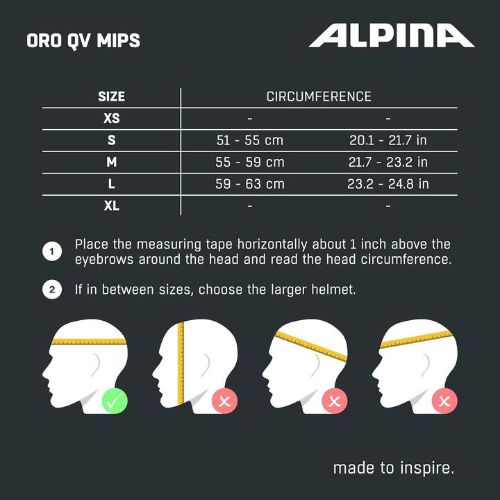 Produktbild Alpina Sports Oro QV Mips (51 - 55 cm, S)
