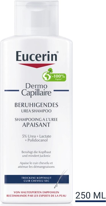 Image du produit Eucerin Shampooing à l'urée apaisant DermoCapillaire (250 ml, Shampoing liquide)