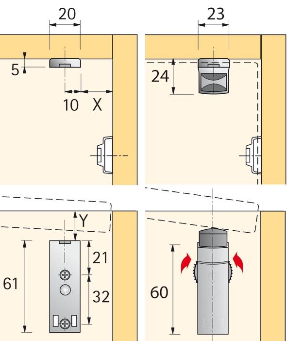 Produktbild Hettich Silent System (1 Stk.)