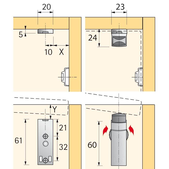 Thumbnail - Hettich, Möbelausstattung, Silent System (1 Stk.)